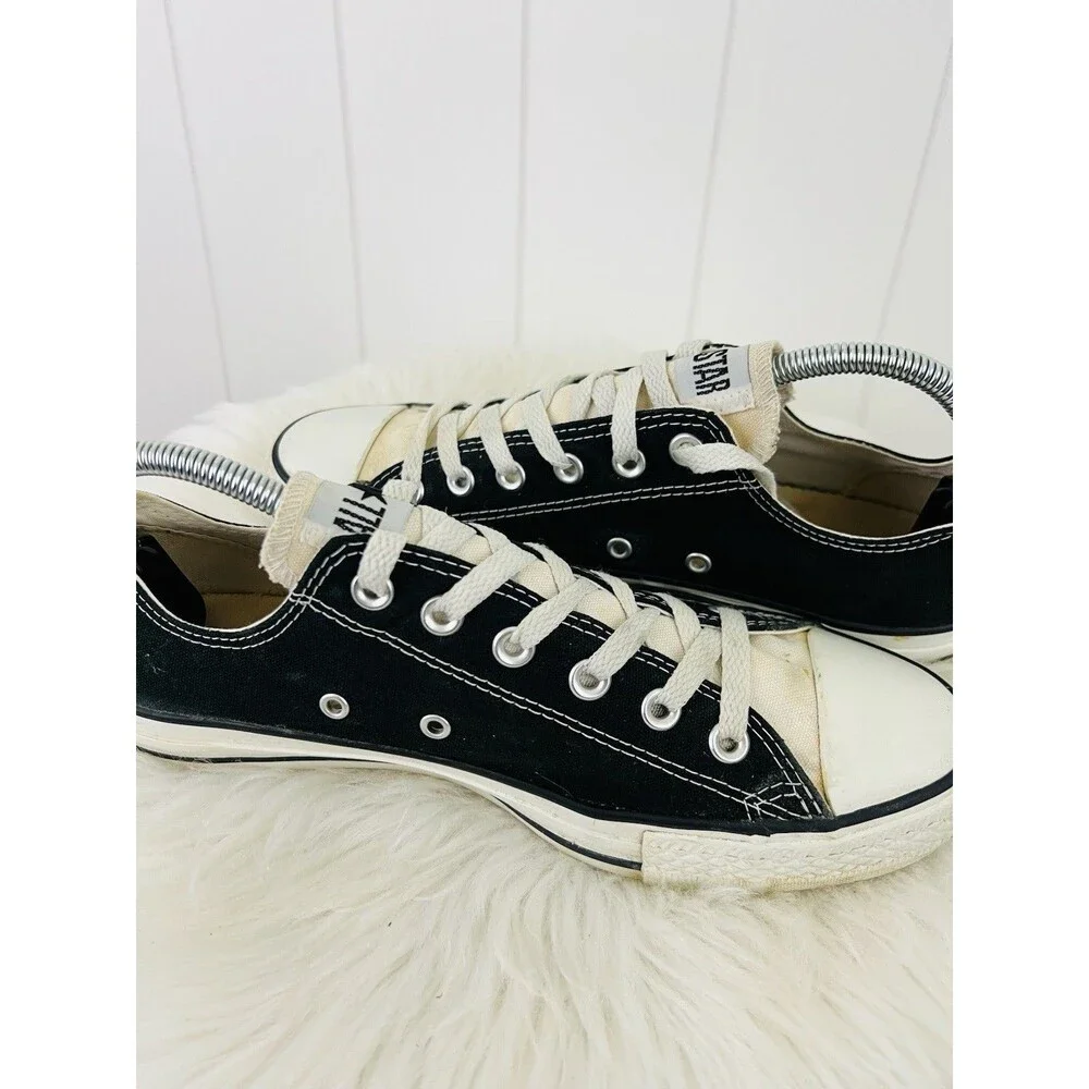 Converse Chuck Taylor All Star Throwback Low Black & Cream Sneakers Shoes M8 W10